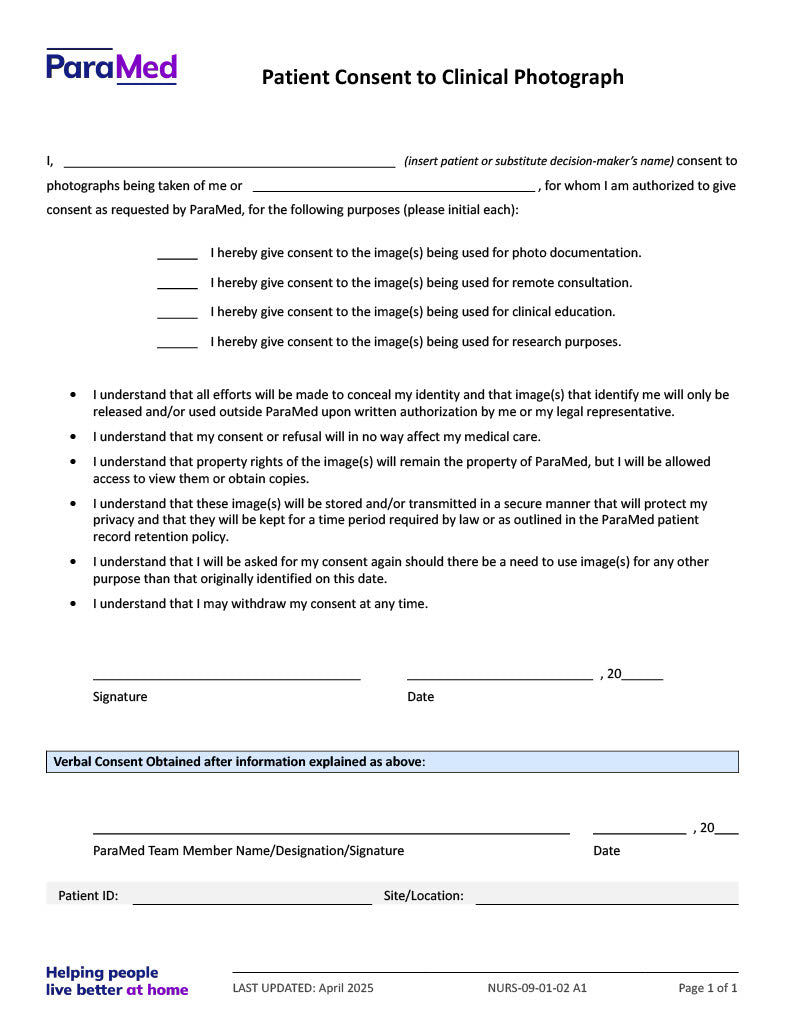 NURS-WB-NES - Wound Bundle for Non-Electronic Sites