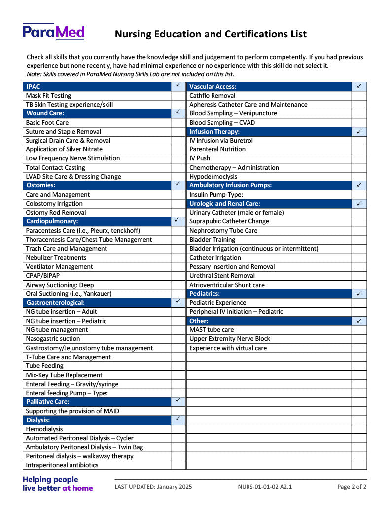 NURS-NOB - Nursing Orientation Bundle