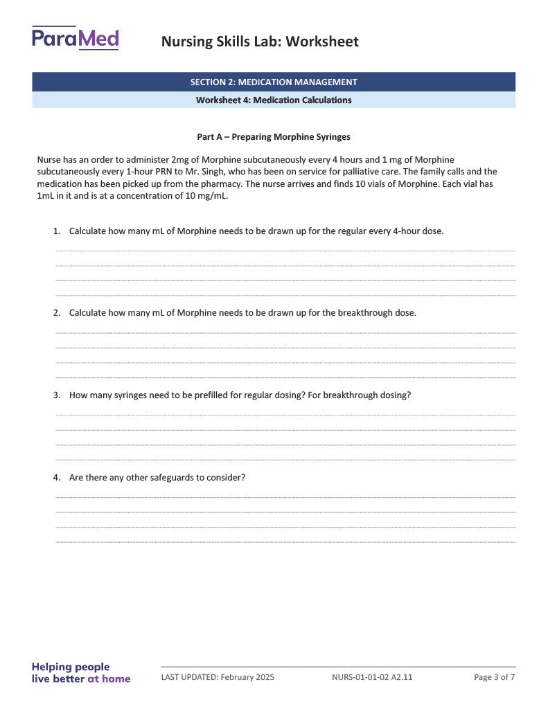 NURS-NOB - Nursing Orientation Bundle