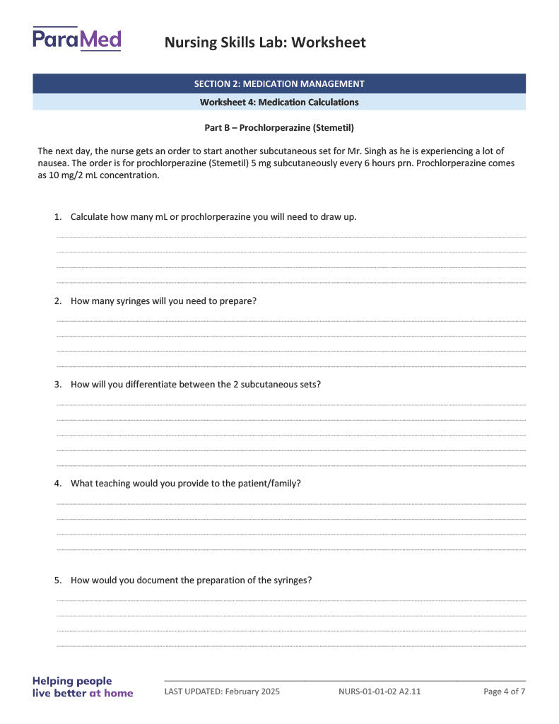 NURS-NOB - Nursing Orientation Bundle