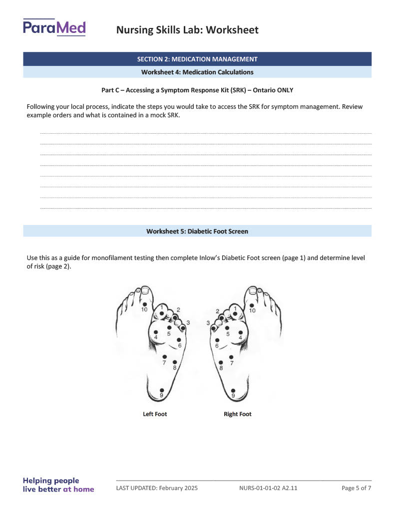 NURS-NOB - Nursing Orientation Bundle