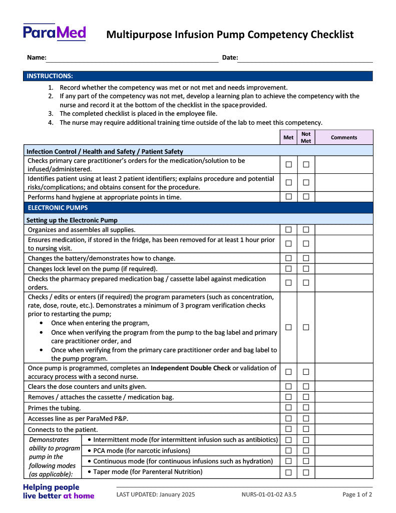 NURS-NOB - Nursing Orientation Bundle