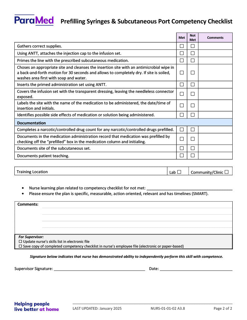 NURS-NOB - Nursing Orientation Bundle