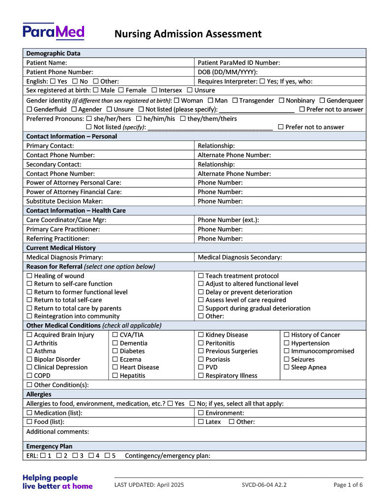 NURS-HPCB-NES - Hospice Palliative Care Bundle for Non-Electronic Sites