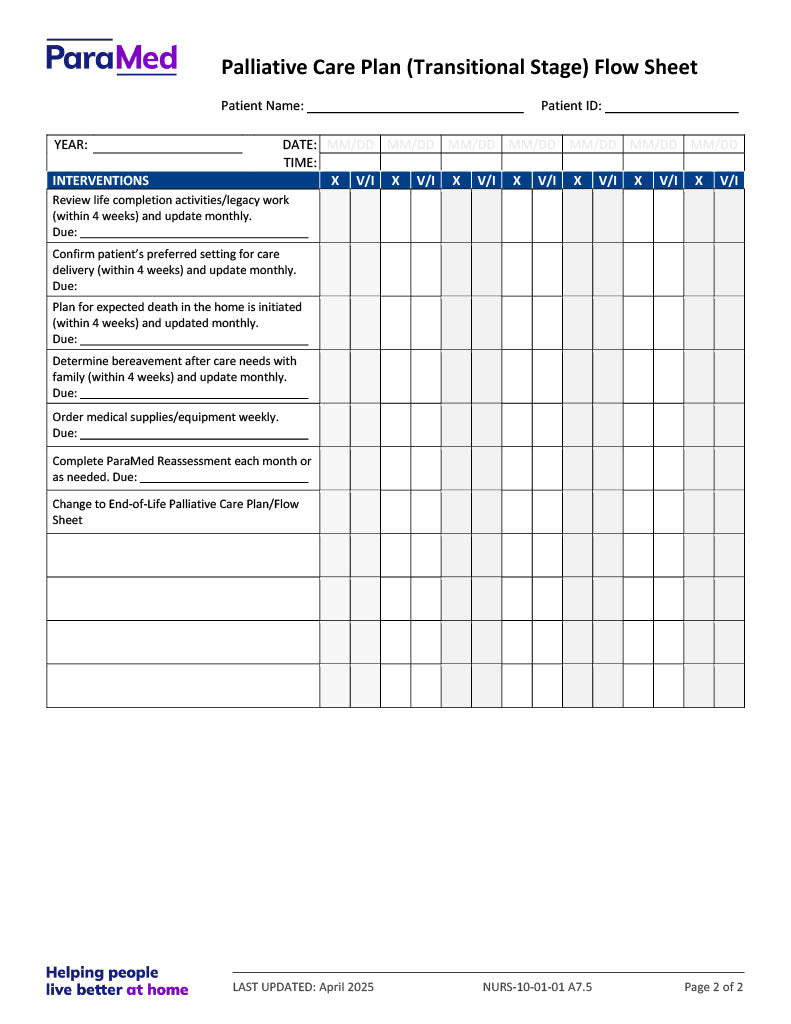 NURS-HPCB-NES - Hospice Palliative Care Bundle for Non-Electronic Sites