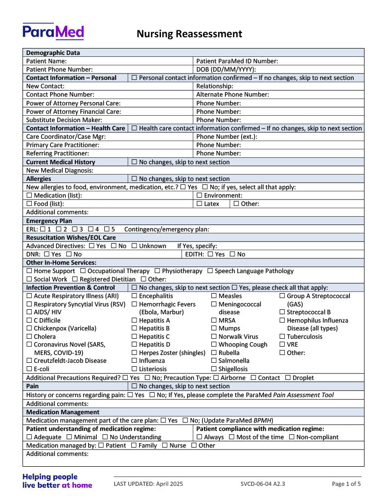 NURS-HPCB-NES - Hospice Palliative Care Bundle for Non-Electronic Sites