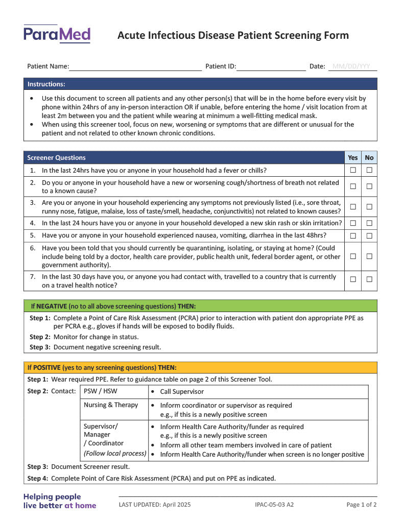 NURS-IVB-NES - Infusion Bundle for Non-Electronic Sites