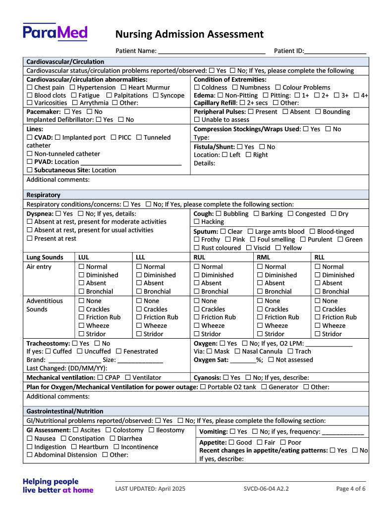 NURS-IVB-NES - Infusion Bundle for Non-Electronic Sites