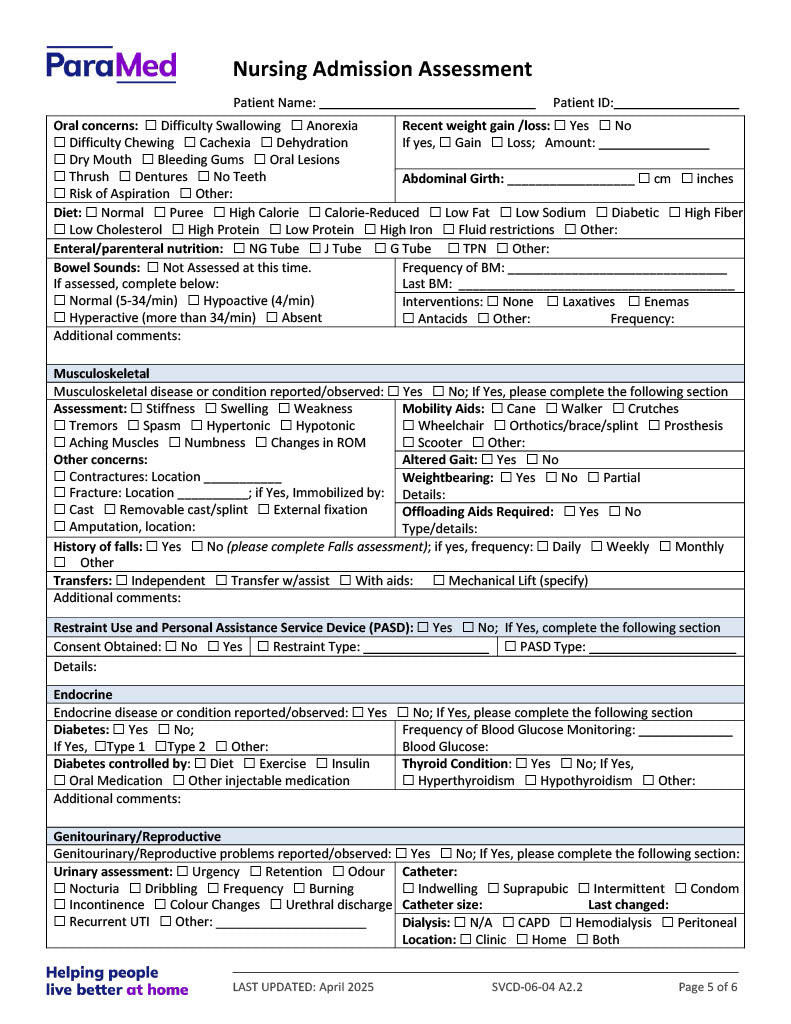 NURS-IVB-NES - Infusion Bundle for Non-Electronic Sites
