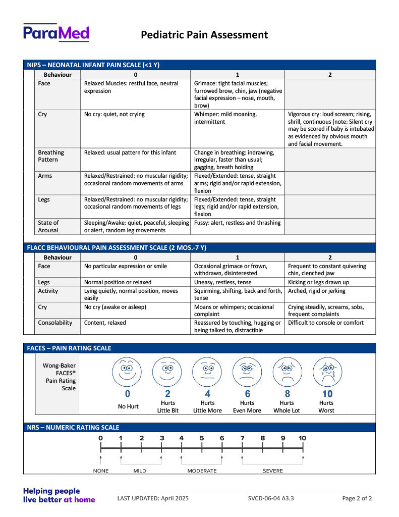 PEDS-12+-NES - Pediatric Bundle (ages 12+ yrs) For Non-Electronic Sites