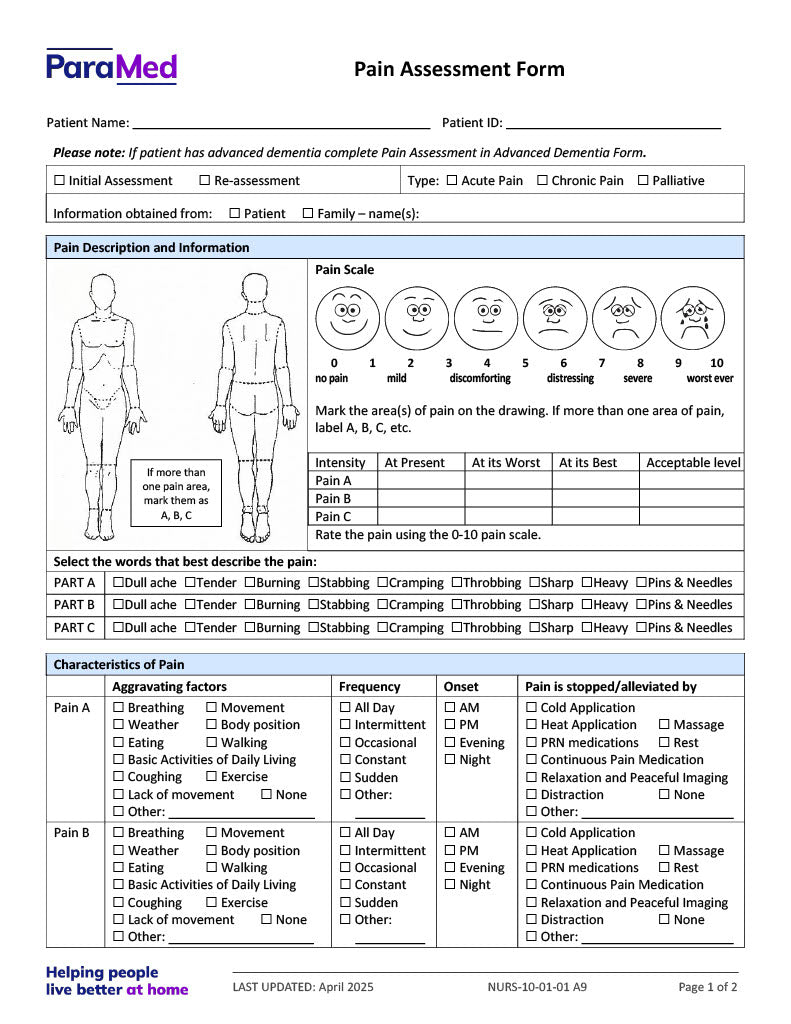 NURS-HPCB-NES - Hospice Palliative Care Bundle for Non-Electronic Sites