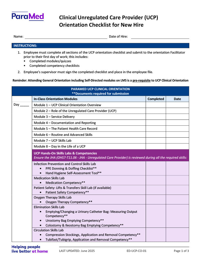 UCP-OBF - UCP Orientation Bundle for Facilitators