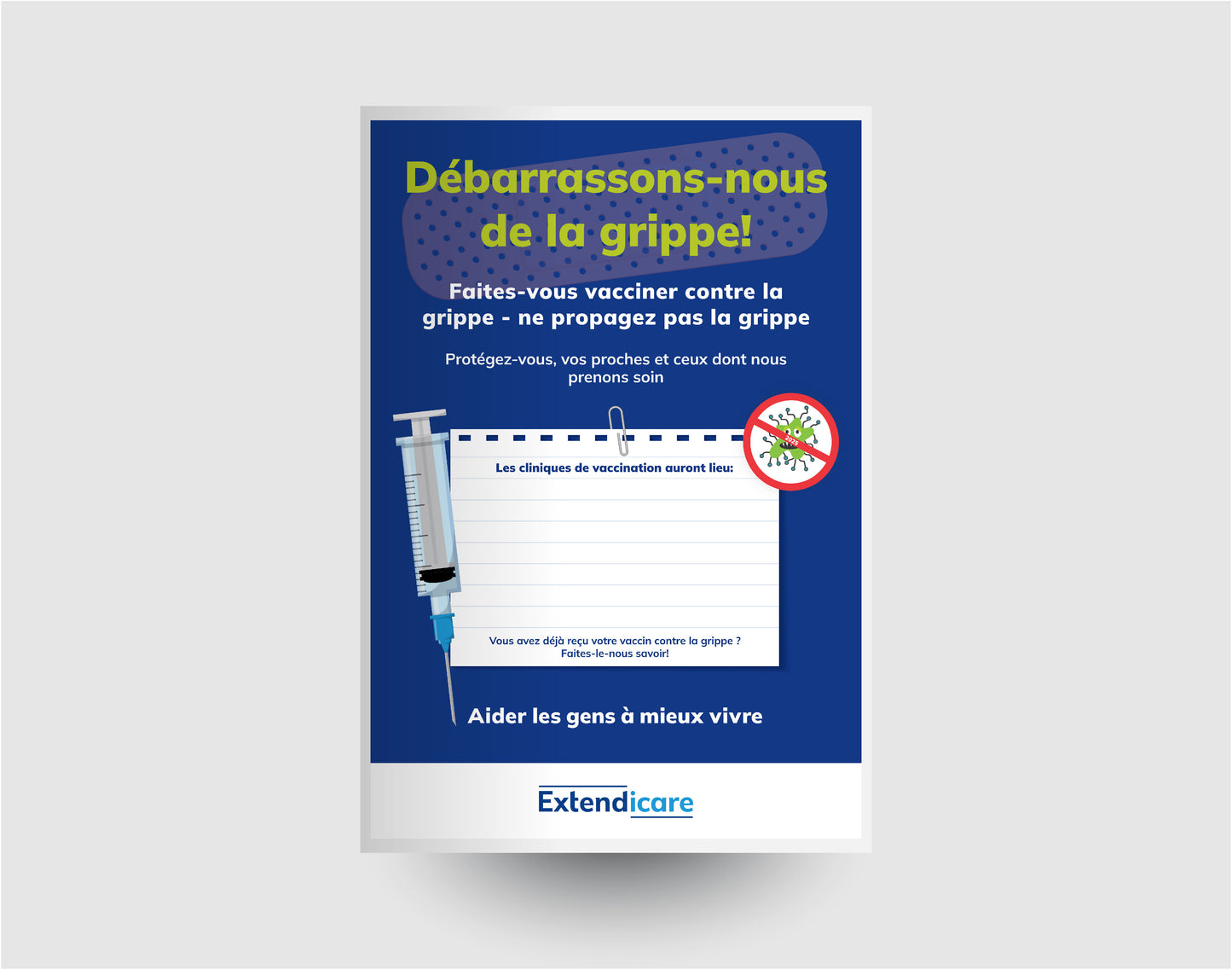 Extendicare Flu 13"x19"Poster