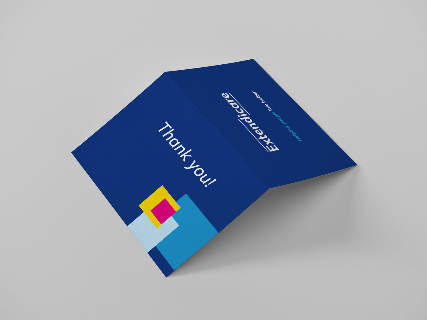 Extendicare Thank You Branded Blue Note Cards