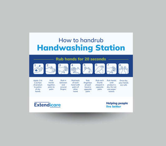 Handrubbing Station Signage (ALBERTA)