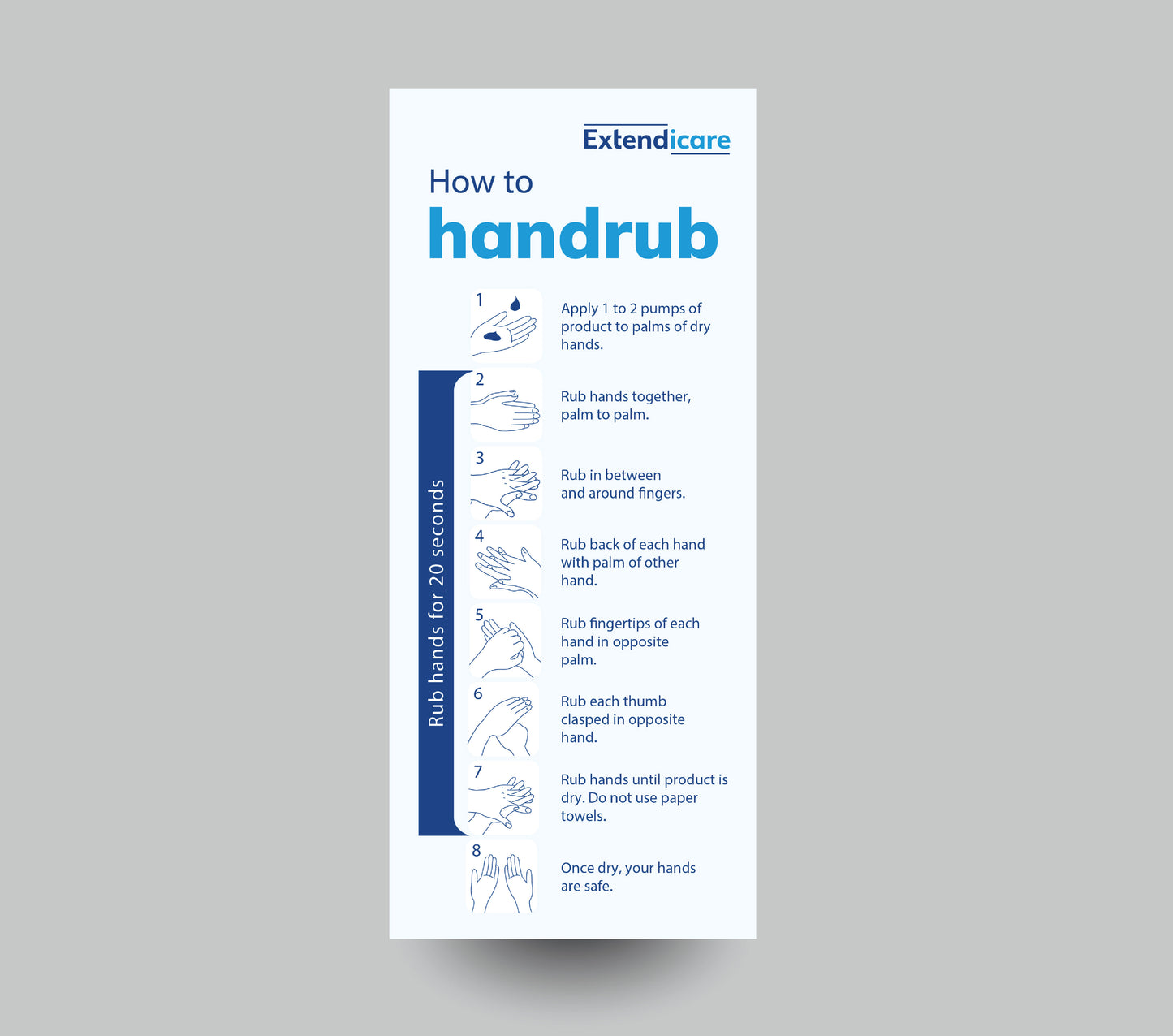 Handrubbing Stickers (ALBERTA)