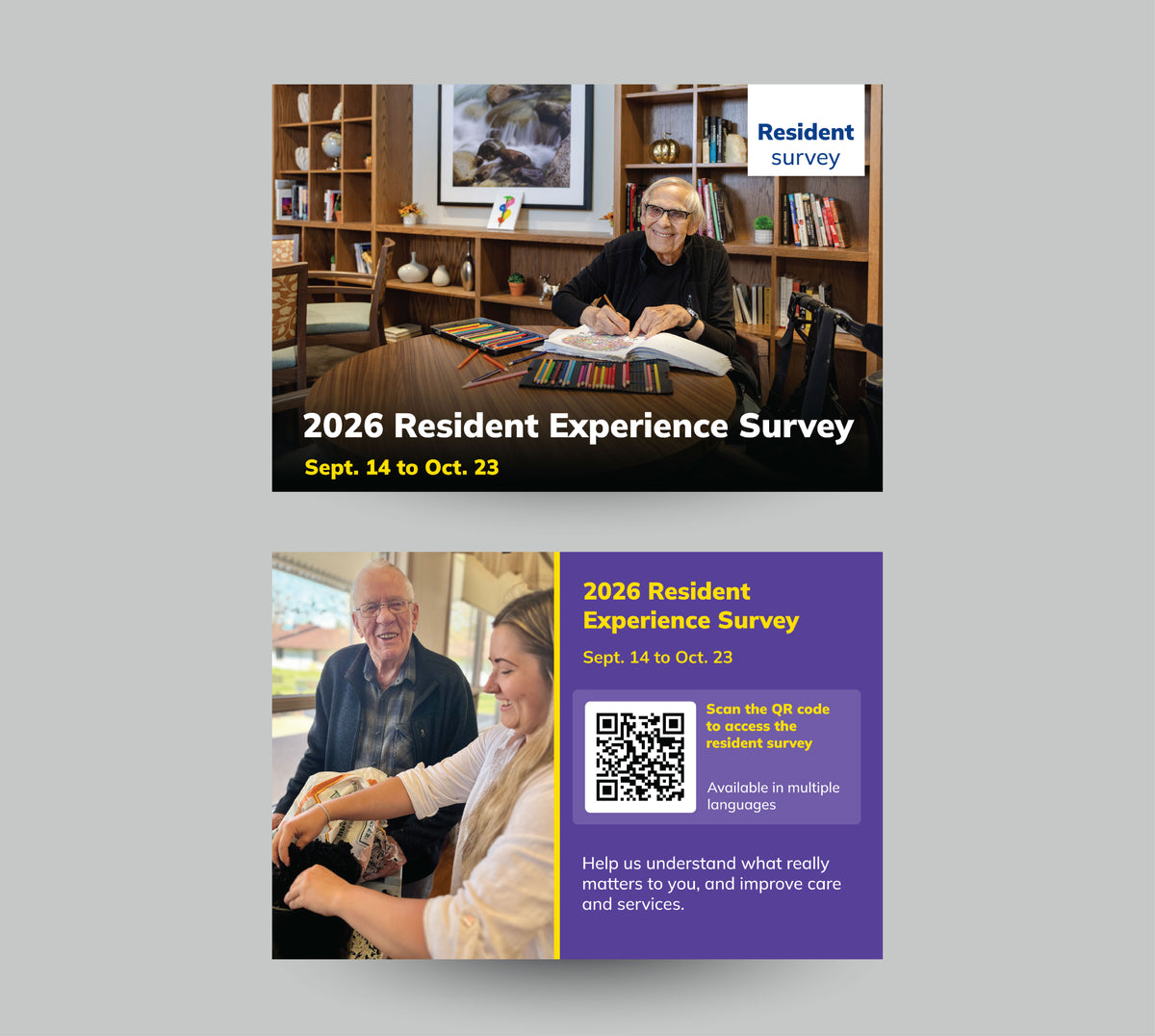 Resident Survey Postcards