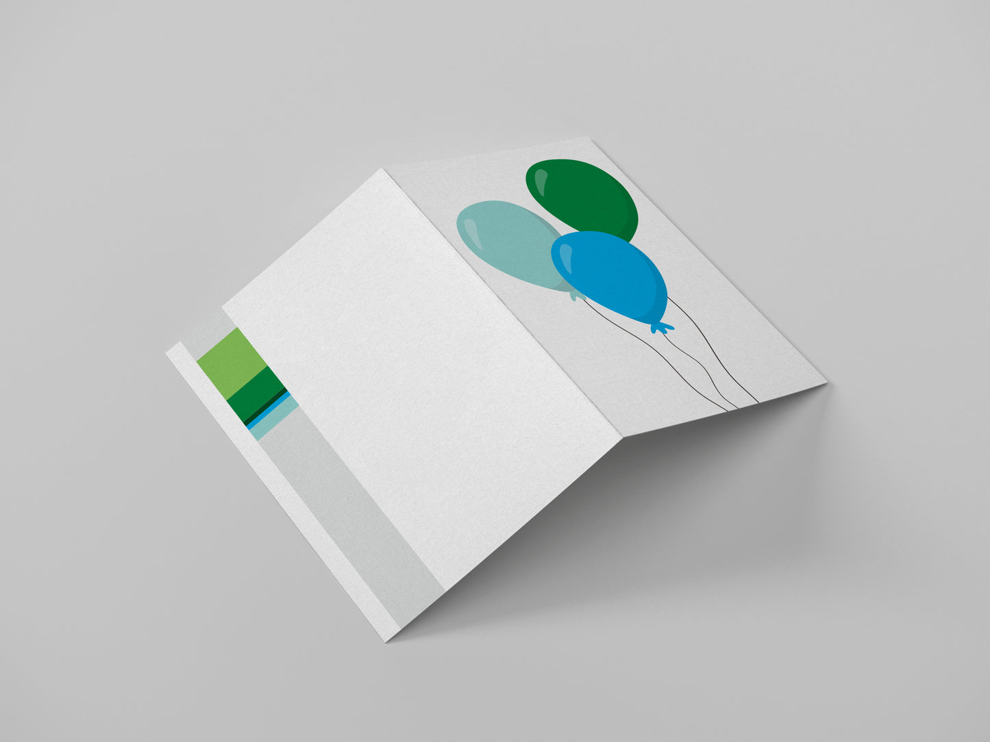 White Spruce Balloon Card