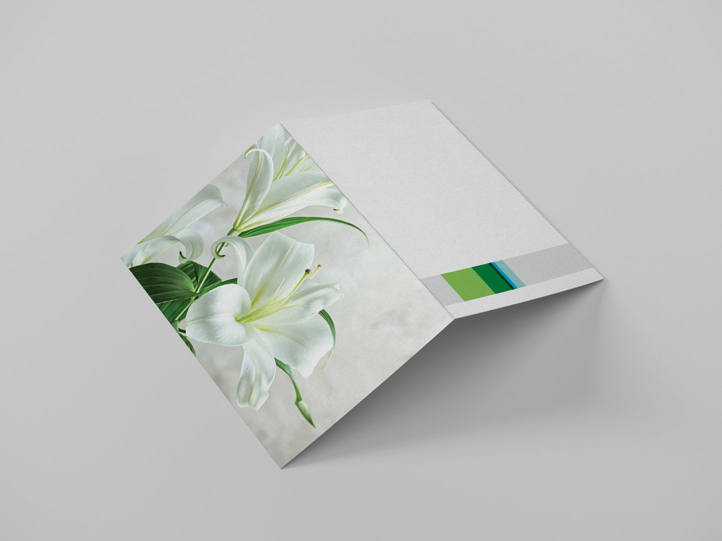 White Spruce Floral Card