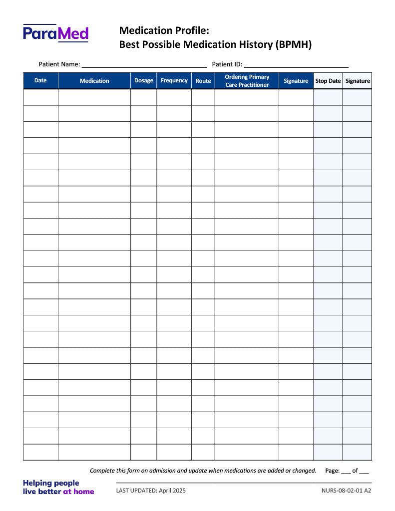NURS-GCB - General/Generic Chart Bundle