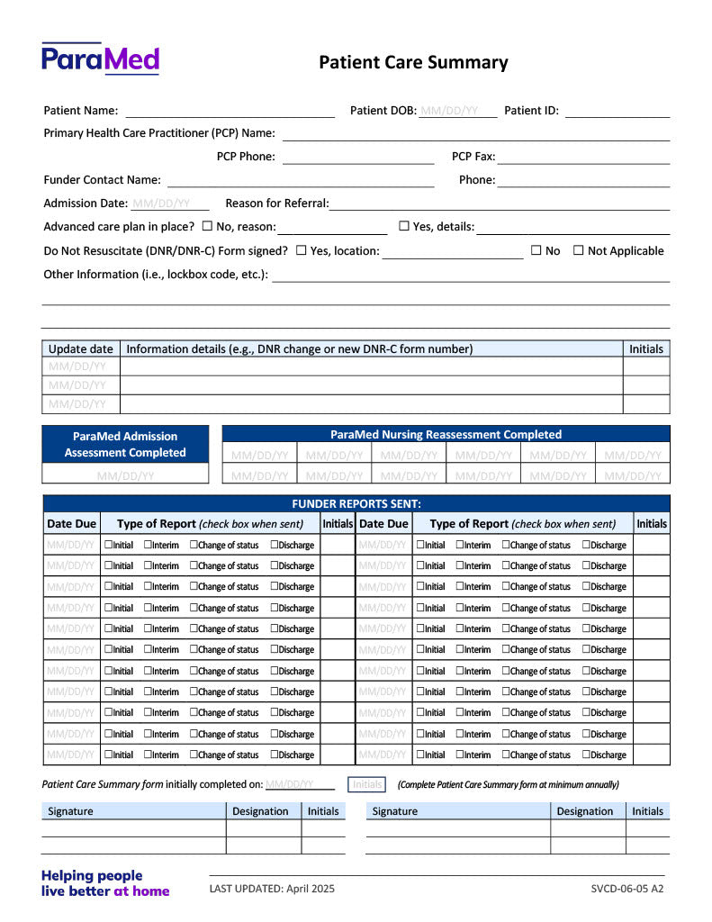 NURS-GCB - General/Generic Chart Bundle