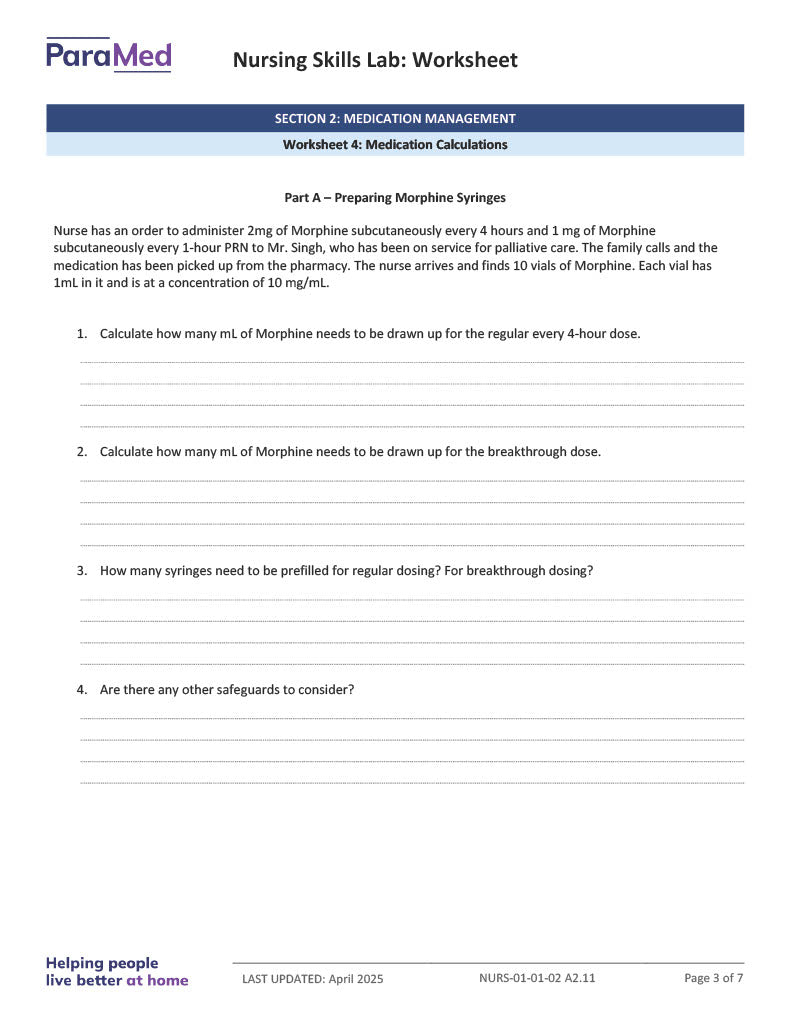 NURS-NOB - Nursing Orientation Bundle