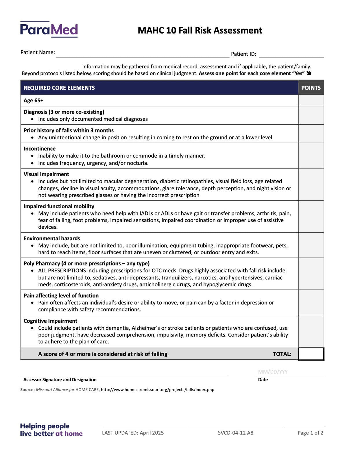 CL-NURS-GCB-NES - General/Generic Chart Bundle Non-Electronic Sites