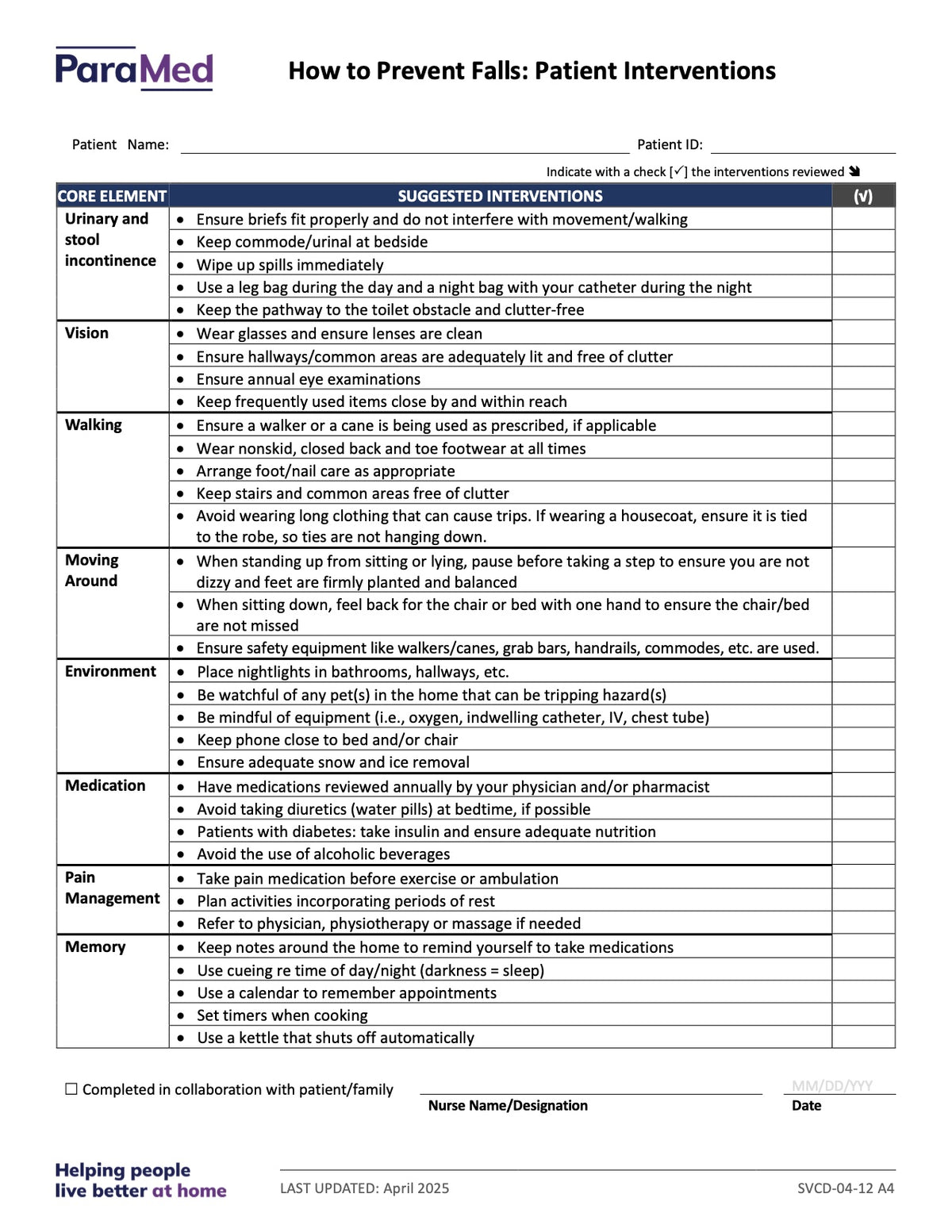 CL-NURS-GCB-NES - General/Generic Chart Bundle Non-Electronic Sites