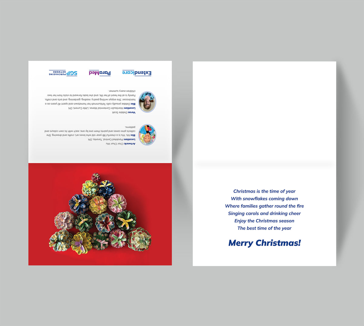 Pine Holiday Card 2026 mockup