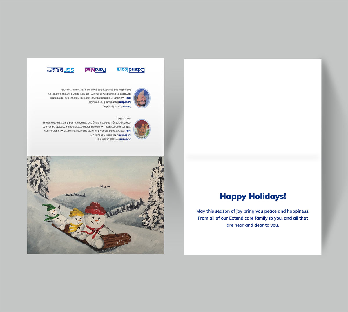 Winter Holiday Card 2026 mockup