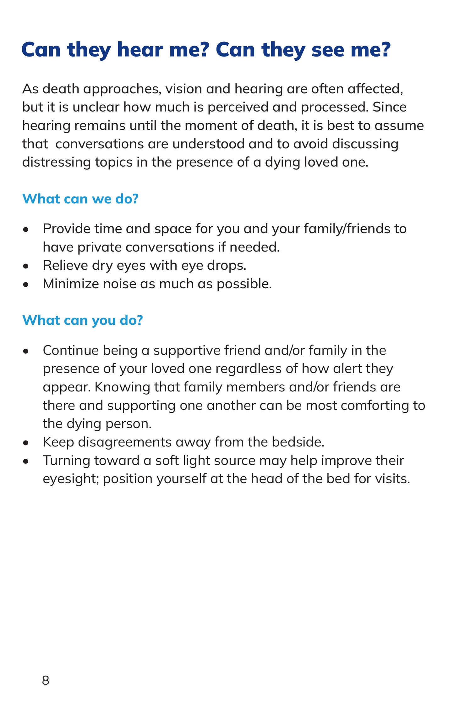 Extendicare End of Life Booklet
