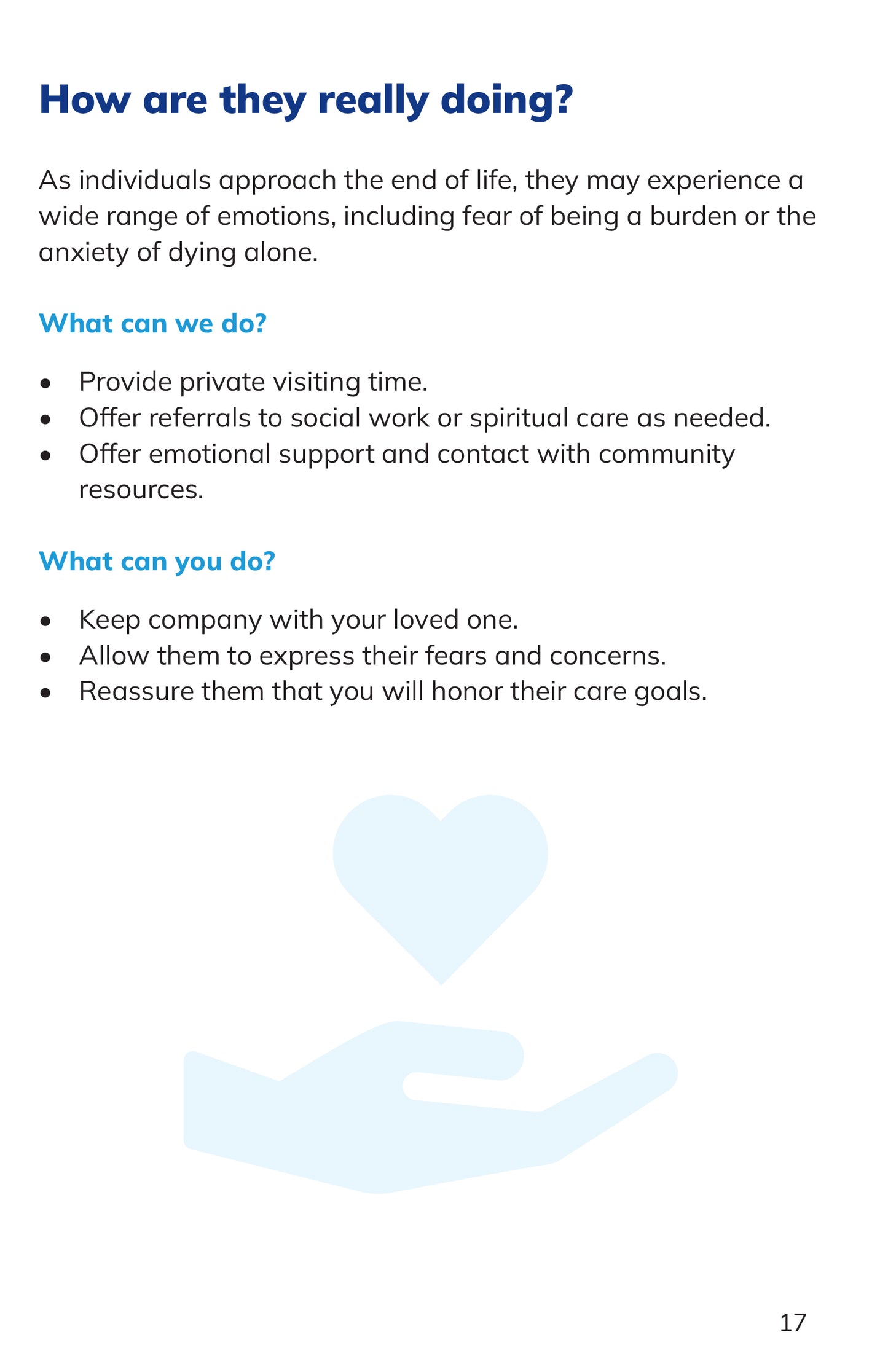 Extendicare End of Life Booklet