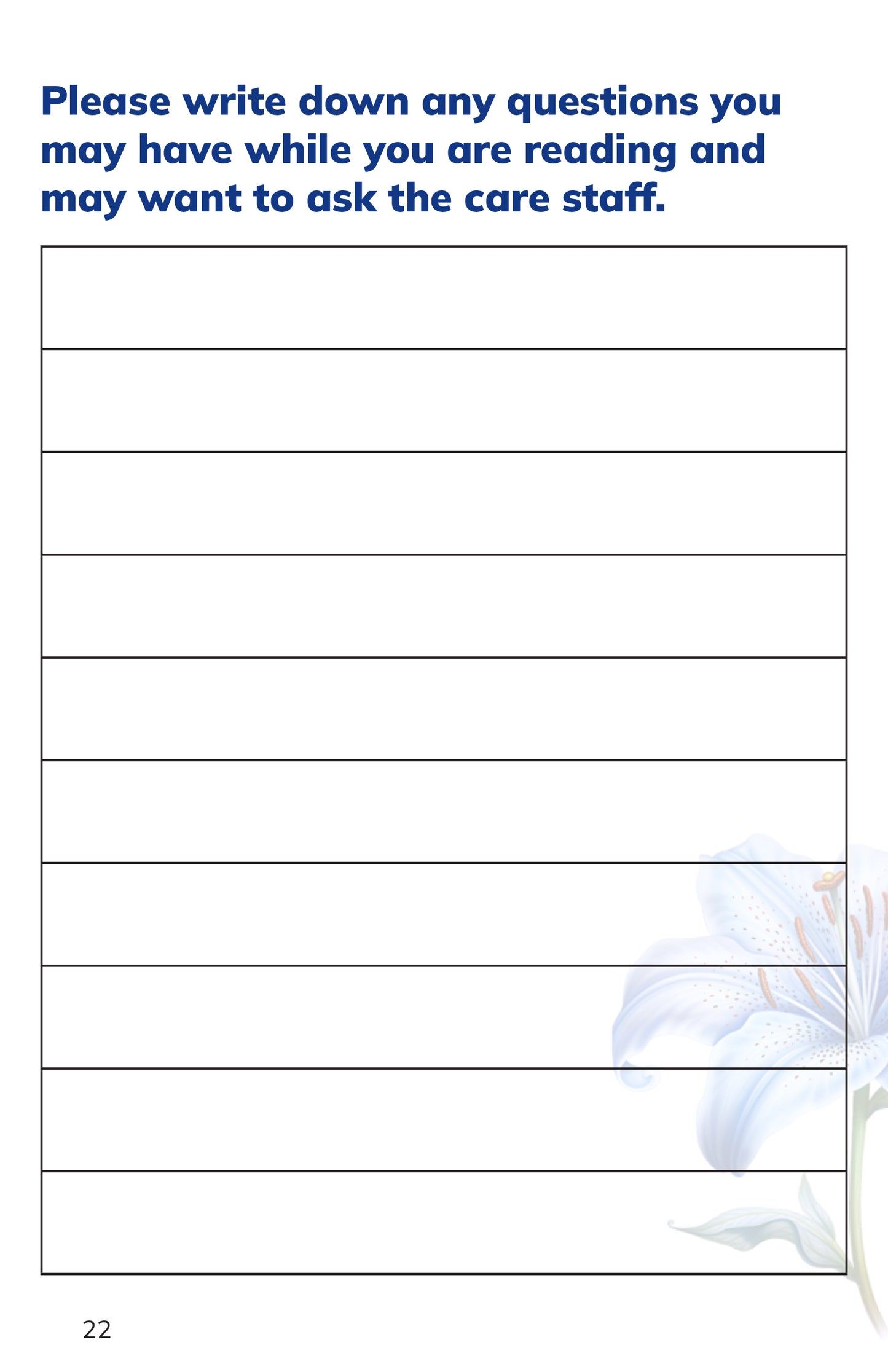 Extendicare End of Life Booklet
