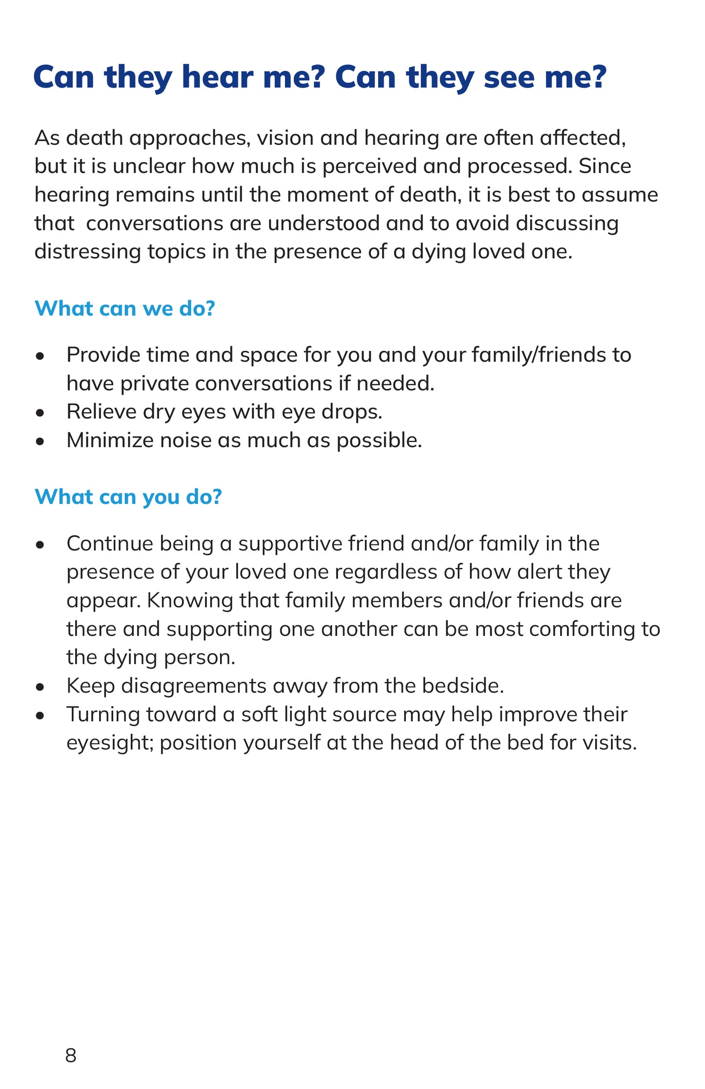 Extendicare End of Life Booklet