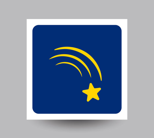 Falling Star Sticker
