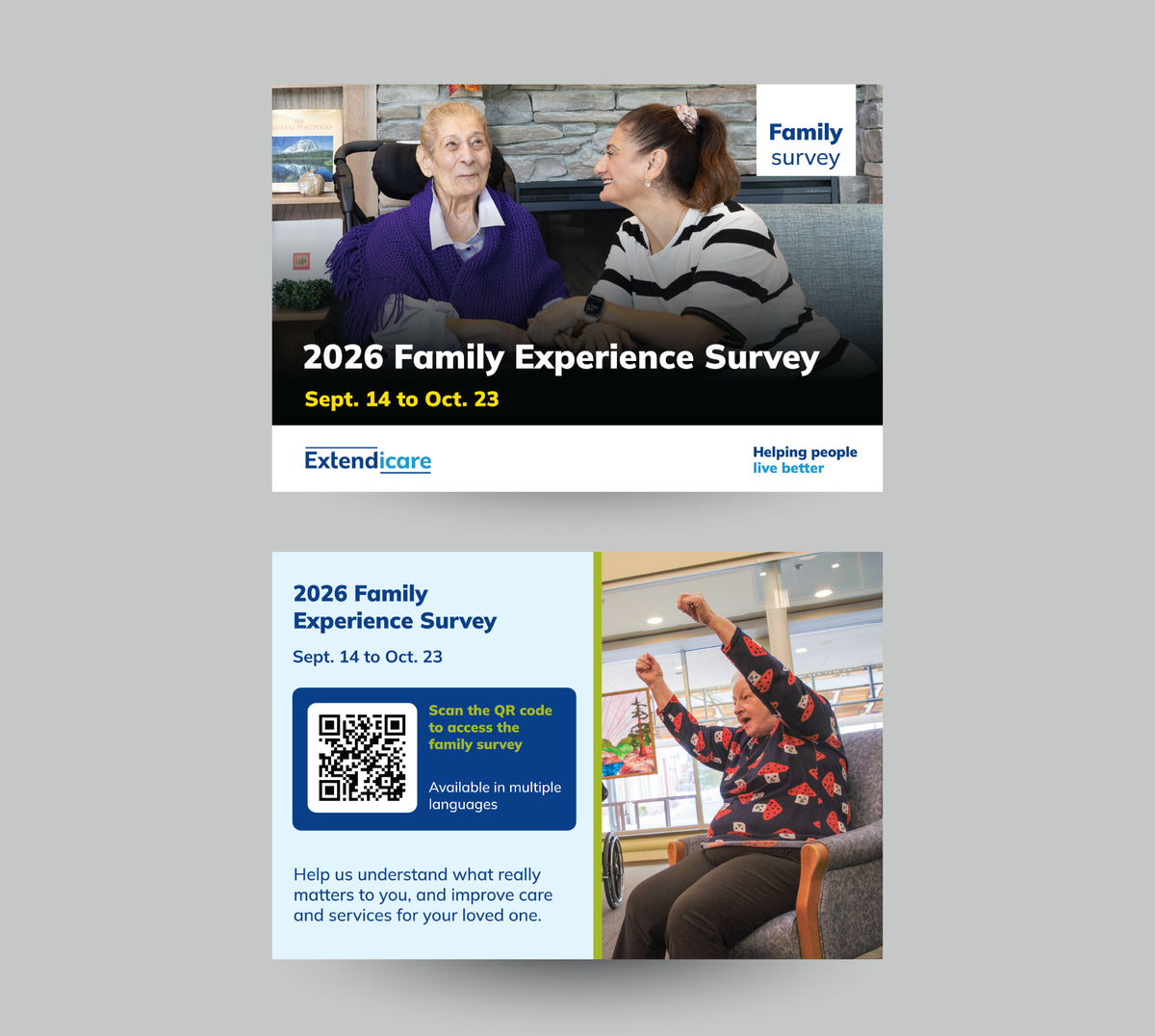 Family Survey Postcards