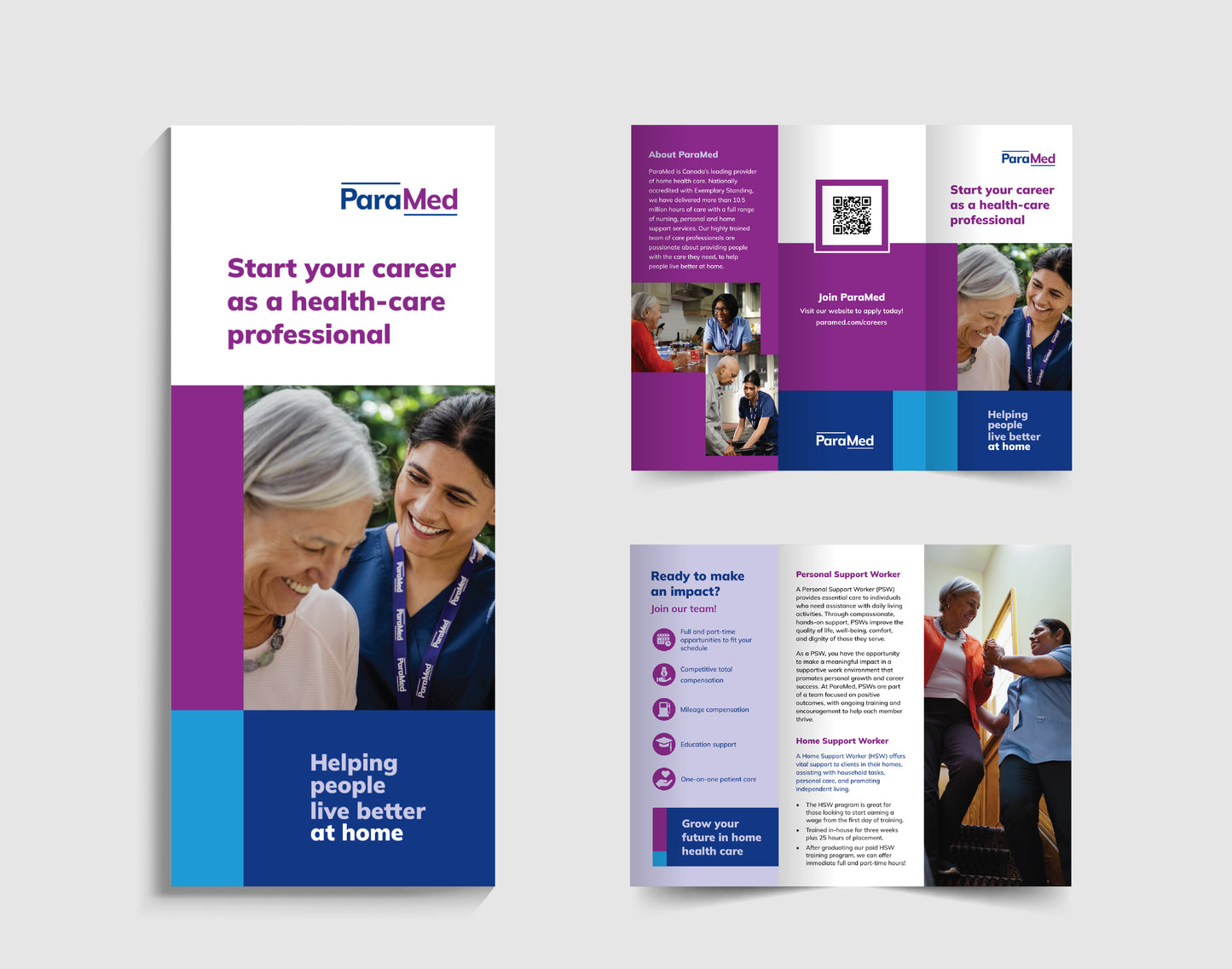 ParaMed HSW/PSW Tri-Fold Brochures