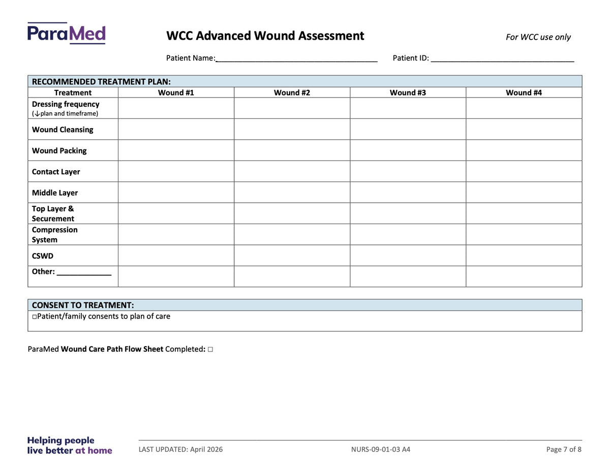 WCC Advanced Wound Assessment - page 7