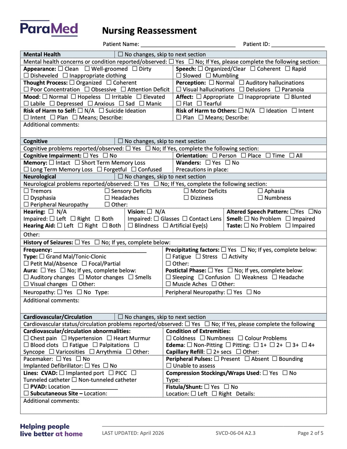 NURS-HPCB-NES - Hospice Palliative Care Bundle for Non-Electronic Sites
