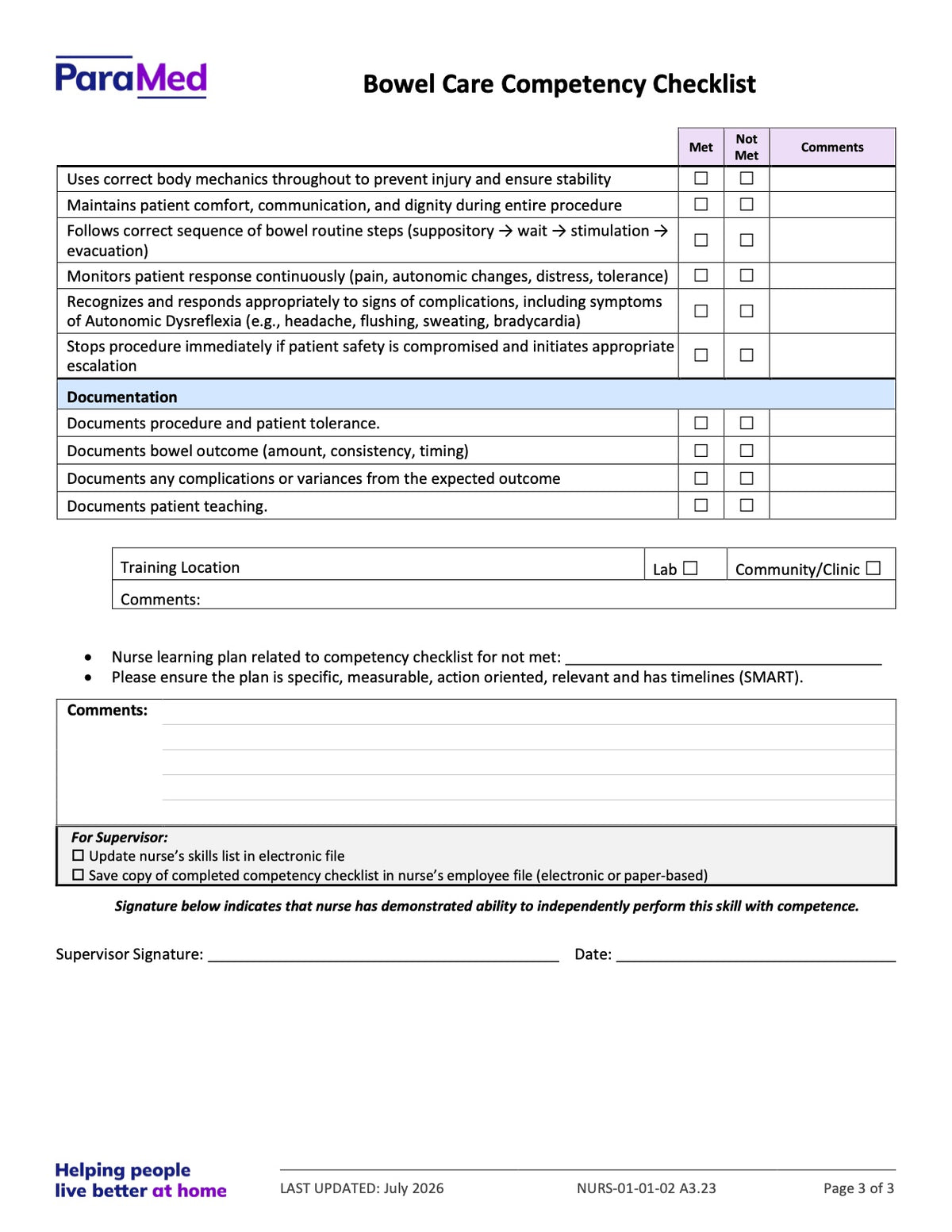 NURS-NOB-GI - Nursing Orientation Bundle for GI