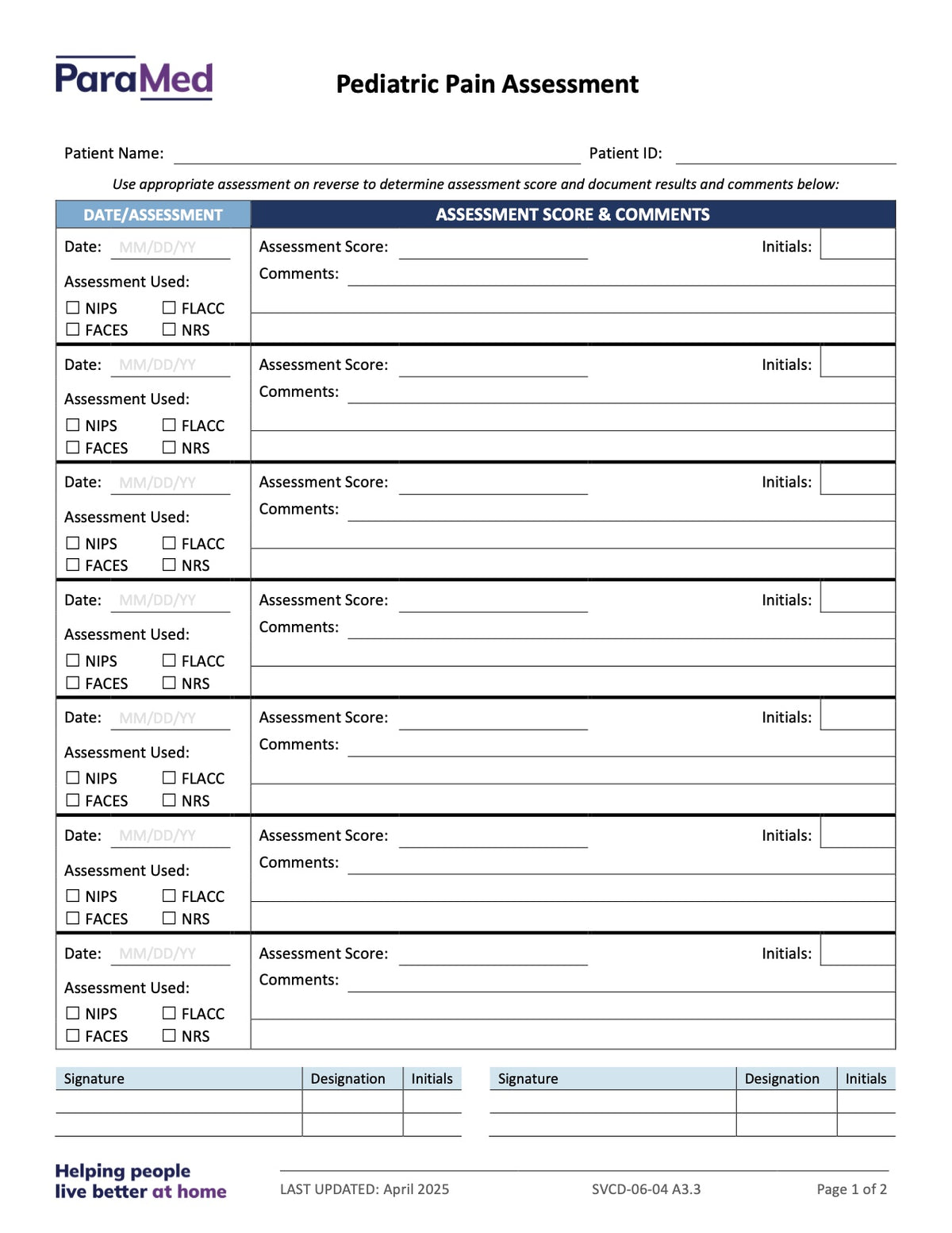 PEDS-12+ - Pediatric Bundle (ages 12+ yrs)