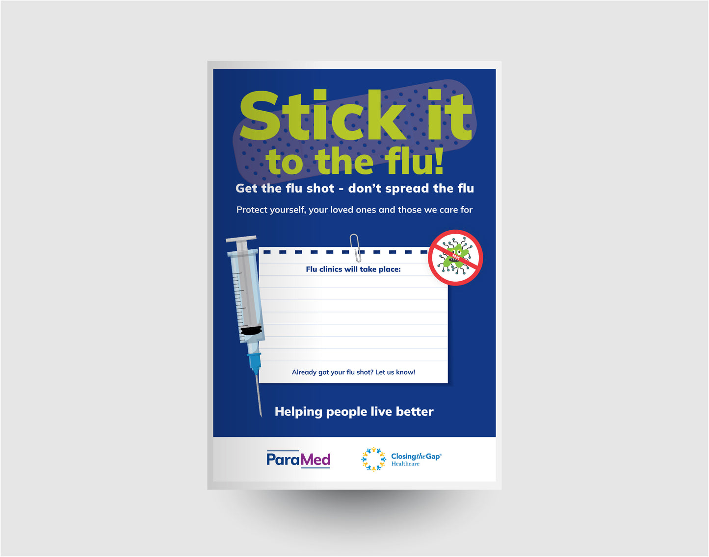 ParaMed Flu 13"x19"Poster