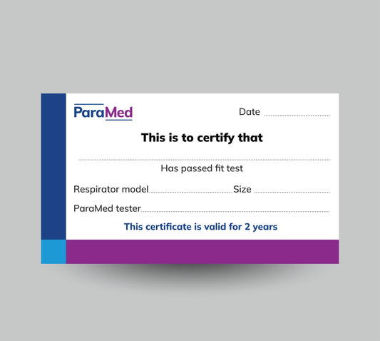 ParaMed Mask Fit Cards