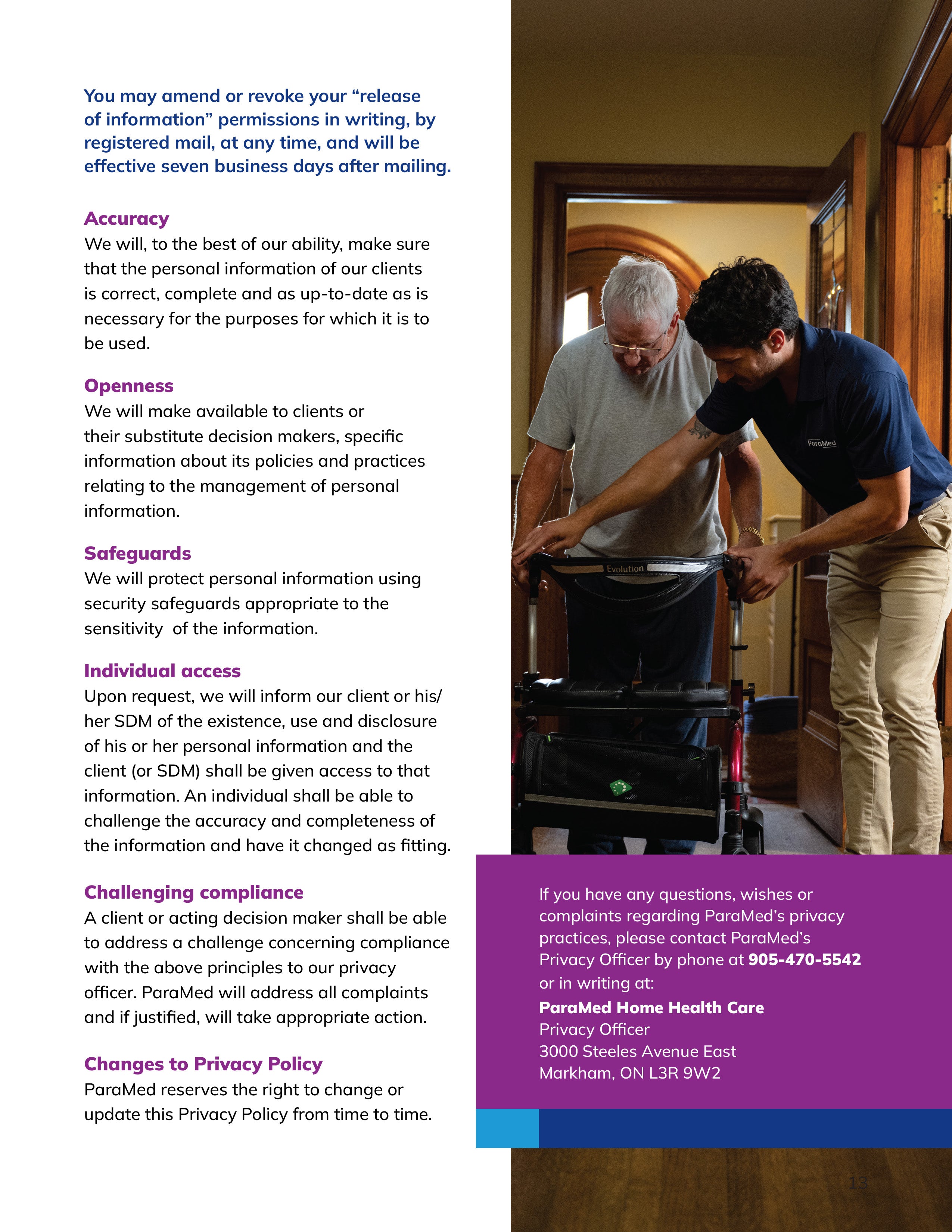 Paramed Insole Program ParaMed Handbook – Extendicare Print Shop
