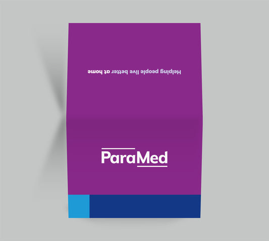 ParaMed Purple Logo Greeting Cards