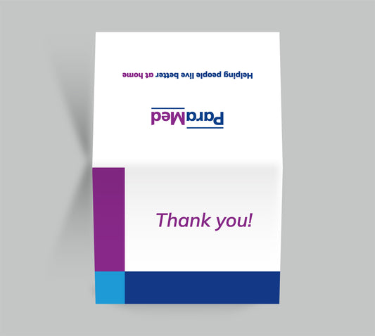 ParaMed Thank You Greeting Cards