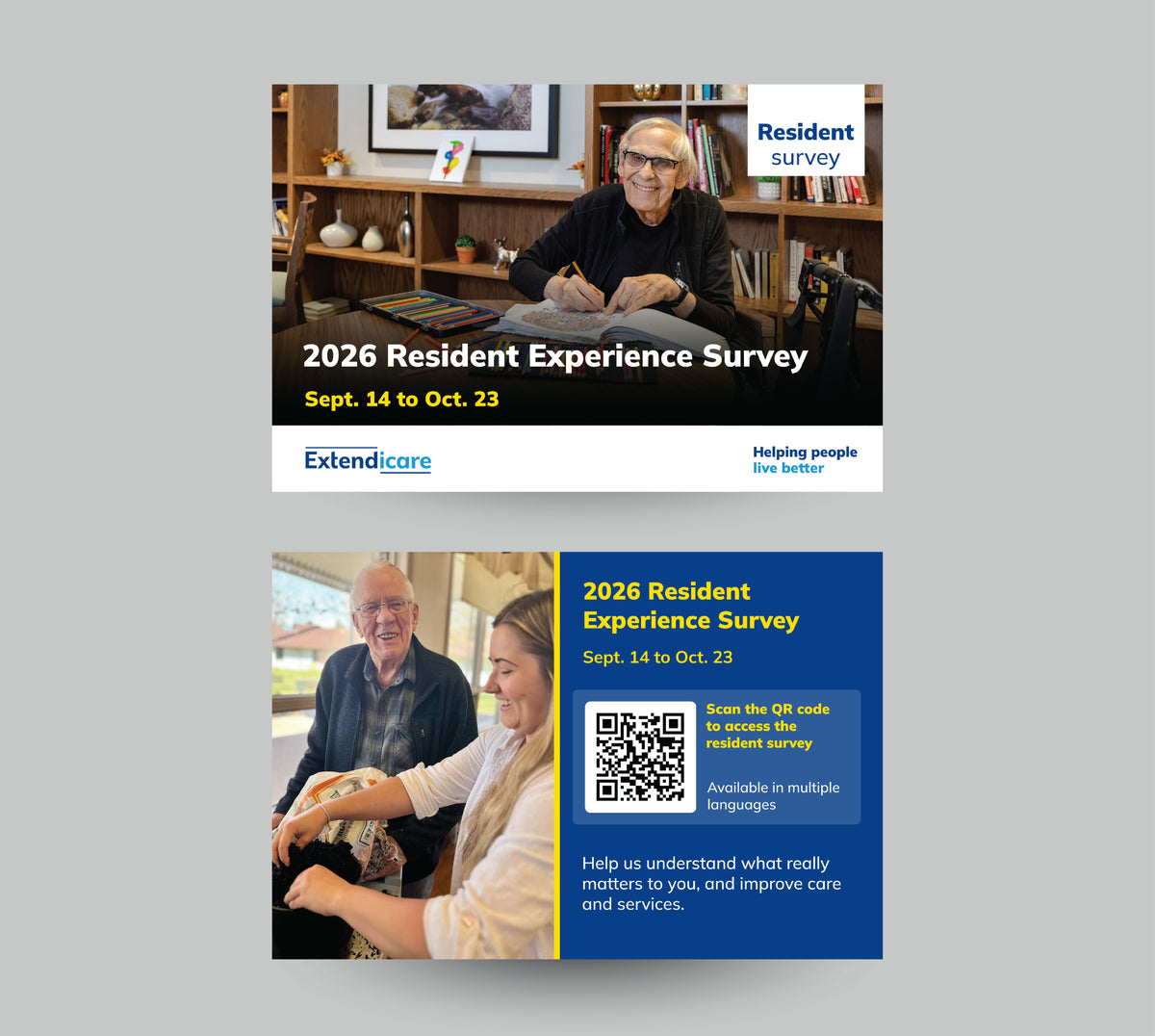 Resident Survey Postcards