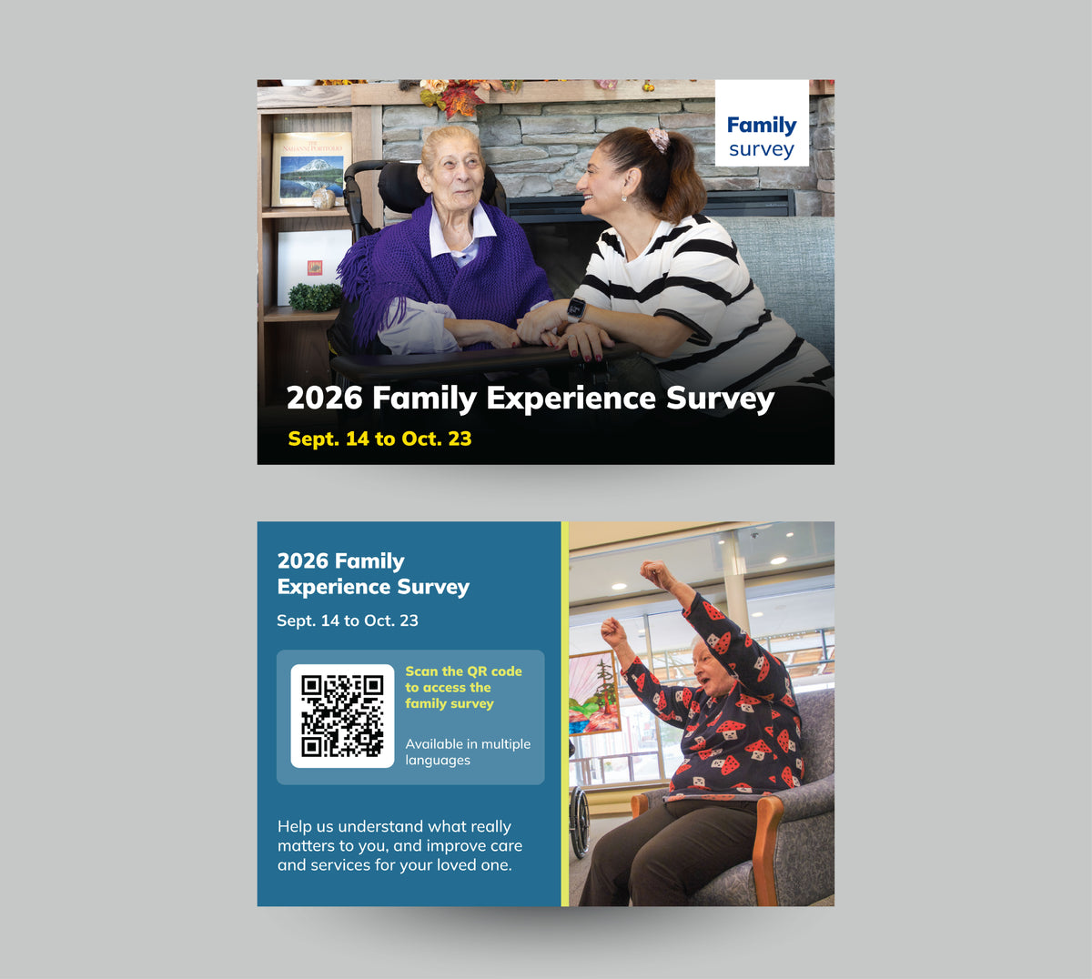 Family Survey Postcards