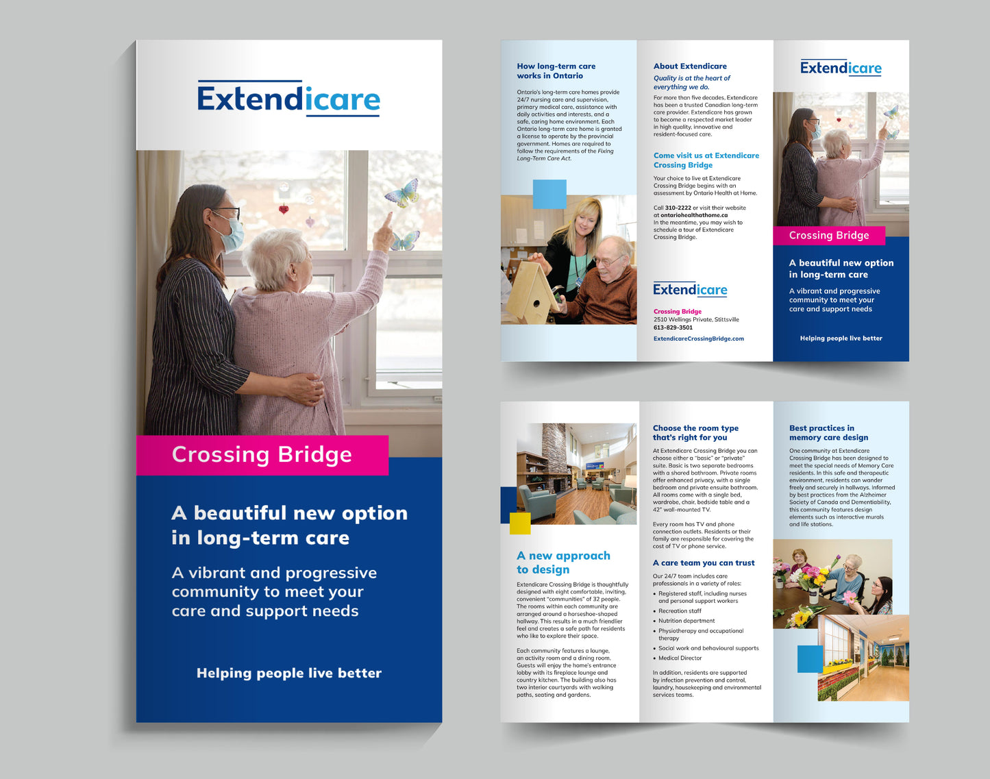 Extendicare English Tri-Fold Brochures