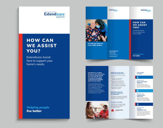 Extendicare Assist Tri-Fold Brochures